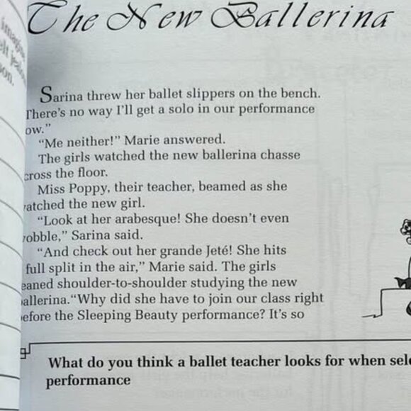 JUST GIRLS READING COMPREHENSION - Picture 3 of 7